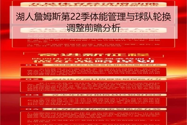 湖人詹姆斯第22季体能管理与球队轮换调整前瞻分析